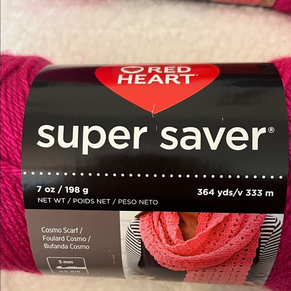 Red Heart Super Saver Yarn - Vibrant Pink - Picture 3 of 5